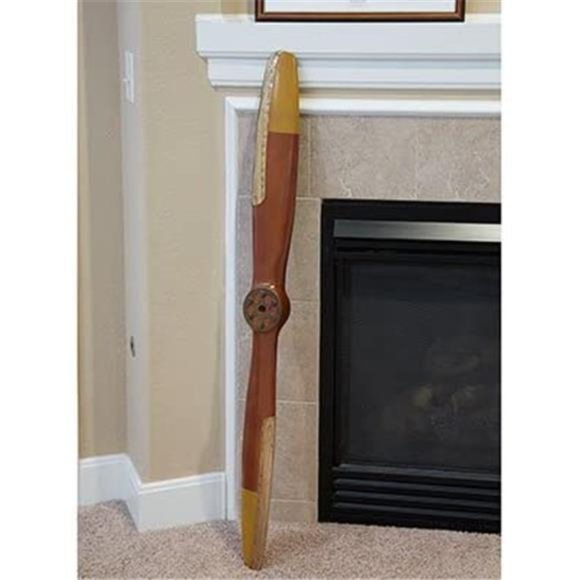 Vintage Wooden Flight Airplane Propeller 4 Feet Long Hand Painted and Crafted - Picture 2 of 2